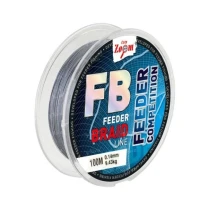 Шнур Carp Zoom Feeder Braid Line Light Grey 100м 0.14мм CZ0238 - фото