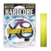 Шнур Duel Hardcore Super Cold x8 150m #1.0 Hi-Vis Yellow фото