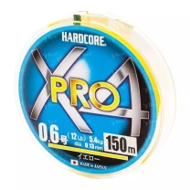 Шнур Duel Hardcore x4 Pro 150m #0.6 max 12lb фото
