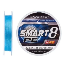 Шнур Favorite Smart PE 8x 150m #0.8 Sky blue фото