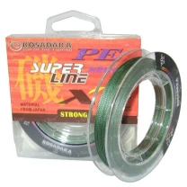 Шнур Kosadaka PE Super Line X4 0.16мм 150м Dark Green фото