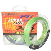 Шнур Kosadaka PE Super Line X4 0.18мм 150м Light Green фото