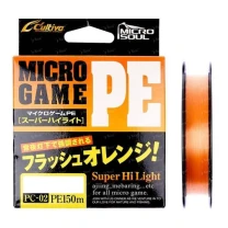 Шнур Owner Cultiva Micro Game flash orange 150m #0.15 1.1kg - фото