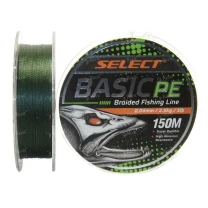 Шнур Select Basic PE 150м 0.26мм темно зеленый 45lb/20.8кг - фото