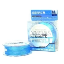Шнур Varivas High Grade PE X4 Water Blue 150m #0.8 max 15lb фото