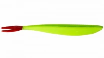 Силикон Angry Baits Angry Slug 4.0" 67-Acid Green Red Tail UV 8шт фото
