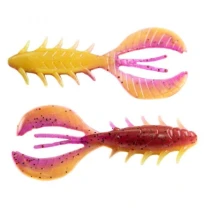 Силикон Angry Baits Chubby Craw 2.4" Lox Chartreuse UV 7шт фото