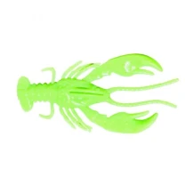 Силикон Angry Baits Kraken 2.0" Acid Green UV 7шт фото