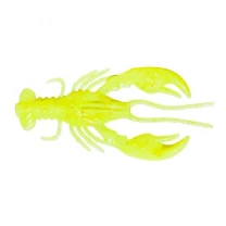 Силикон Angry Baits Kraken 3.6" 58-Chartreuse GF UV 4шт фото