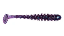 Виброхвост Crazy Fish Vibro Worm 5см 99 8шт фото