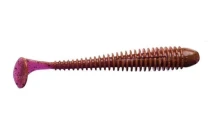 Силикон Crazy Fish Vibro Worm 3.4" 85mm 12 - фото