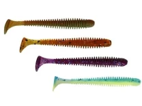 Силикон CrazyFish Vibro Worm 2.5" M122 8шт - фото