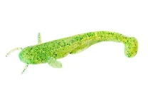 Силикон Fishup Catfish 2.0" 055-Chartreuse-Black 10шт - фото