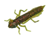 Силикон Fishup Dragonfly 0.75" 019-Motor Oil-Red 12шт - фото