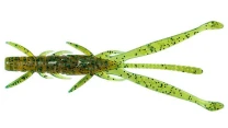 Силикон Fishup Shrimp 3.0" 017-Motor Oil Pepper 9шт - фото