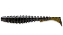 Силикон Fishup U-Shad 3.0" 043-Watermelon Broun-Black 9шт - фото