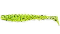 Силикон Fishup U-Shad 3.5" 055-Chartreuse-Black 8шт - фото
