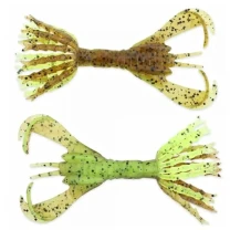 Силикон Keitech Hyper Spider 3.2" 401 Green Pumpkin PP Chart 6шт - фото