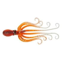 Силикон Savage Gear 3D Octopus 10см 35г Uv Orange Glow 1шт - фото