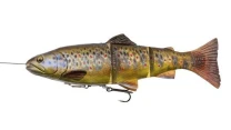 Силикон Savage Gear 4D Line Thru Trout 150SS Dark Brown Trout 1шт фото