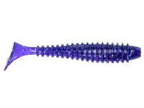 Силикон Angry Baits Fatik 2.8" Violet UV 5шт фото