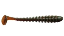 Силикон Crazy Fish Vibro Worm 4.5" 14 5шт - фото