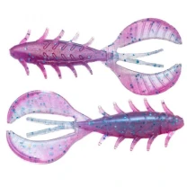 Силикон Angry Baits Chubby Craw 2.4" Clear Morning Dawn UV 7шт фото