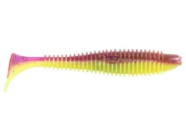Силикон Angry Baits Fatik 3.8" Lox Chartreuse UV 4шт фото
