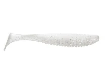Силикон Angry Baits Shiner 8.0" 49-White Silver electrik Glitter UV 2шт фото