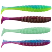 Силикон Angry Baits Shiner 4.0" AB Mix-3 4шт фото