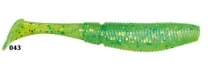 Sakura Slit Shad 3" 15шт #043 CHARTREUSE фото