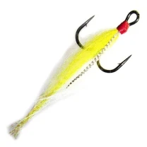 Стример на жереха Strike ST82-04 White-Yellow - фото