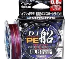 Шнур Sunline D-1 Hybrid PE Fune 36Lb/16.5kg #2.5/0.26 150м фото