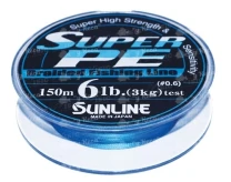 Sunline Super PE 06lb/3кг #0.6/0.128мм голубой фото