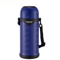 Термос Zojirushi 1.0L SJ-TG10AA синий с ремешком - фото
