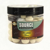 Бойлы Dynamite Baits Pop-Up Fluoro 15мм 80г Source White фото