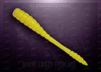 Crazy Fish Tipsy 5см 8шт #03 Banana - фото