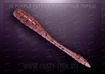 Crazy Fish Tipsy 5см 8шт #13 Purple Pepper - фото