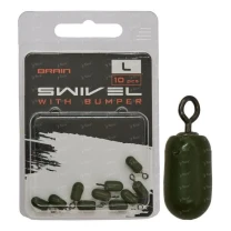 Вертлюжок Brain Swivel With Bumper L 10шт - фото