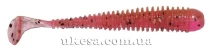Виброхвост Crazy Fish Vibro Worm 5см 13 Purple Pepper - фото