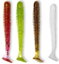 Виброхвост Crazy Fish Vibro Worm 5см Mix 24 фото