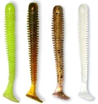Виброхвост Crazy Fish Vibro Worm 5см Mix 25 фото
