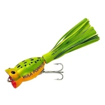 Воблер Arbogast Hula Popper 50F G760 07-Frog-Yellow Belly фото