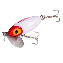 Воблер Arbogast Jitterbug 51F G630 01-White-Red Head фото