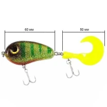 Воблер Fladen Scary Tail 60SS 18g Green Explosion - фото