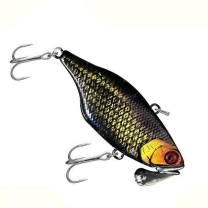 Воблер Jackall Vibration TN50S Trigon Kawashima Silhouette Gold & Black фото