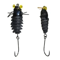 Воблер личинка бабки Strike Junior Dragonfly VB08 Black фото