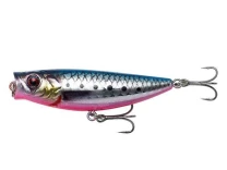Воблер Savage Gear 3D Minnow Pop Walker 80F Pink Belly Sardine фото