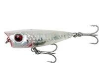 Воблер Savage Gear 3D Minnow Popper 43F Crystal White фото