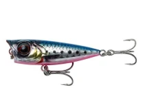 Воблер Savage Gear 3D Minnow Popper 43F Pink Belly Sardine Php фото